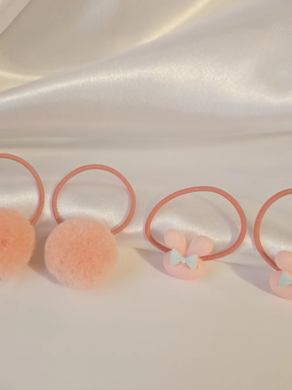 18pc-Girls Hair Accessory Gift Set - Cute Bow & Flower Clips-Peach
